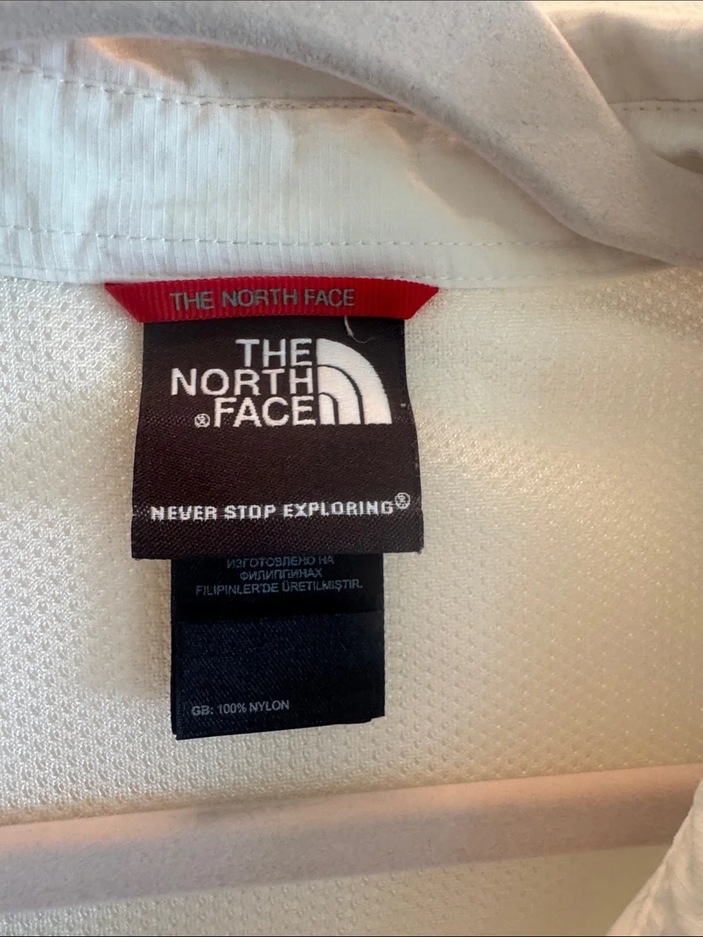 The North Face Men's White Lightweight Button-Front Shirt